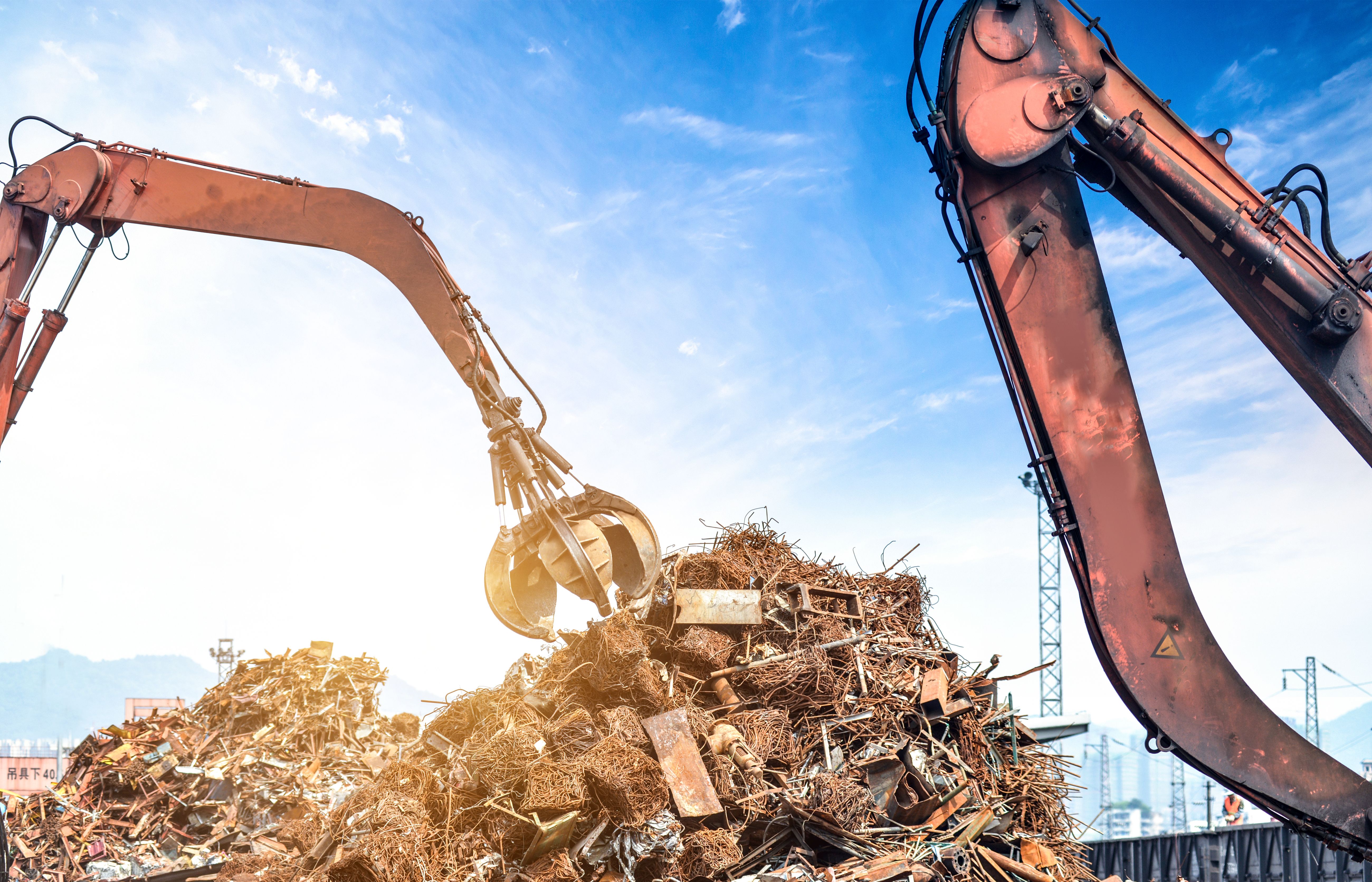 Industrial materials background