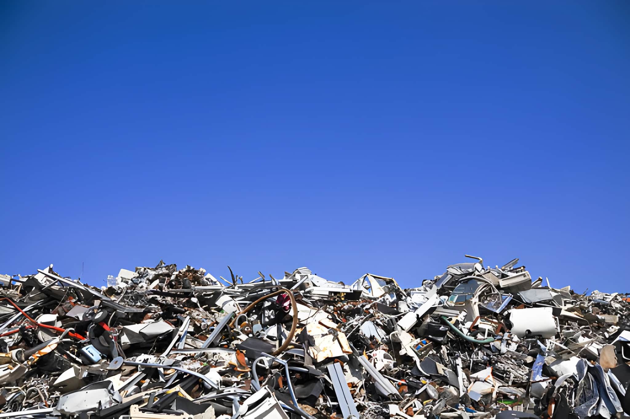 Industrial materials yard in Johannesburg